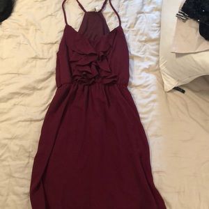 Maroon dress